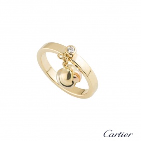 Cartier Diamond Set Trinity Ring 
